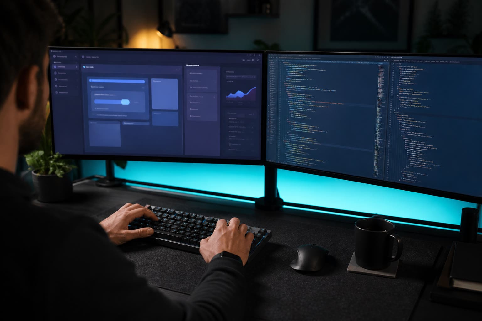 Developer workstation for custom software builds